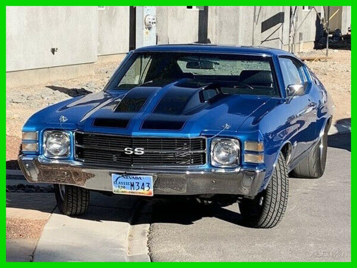 1971 chevrolet chevelle ss american muscle classic 454 auto street legal 38k mi