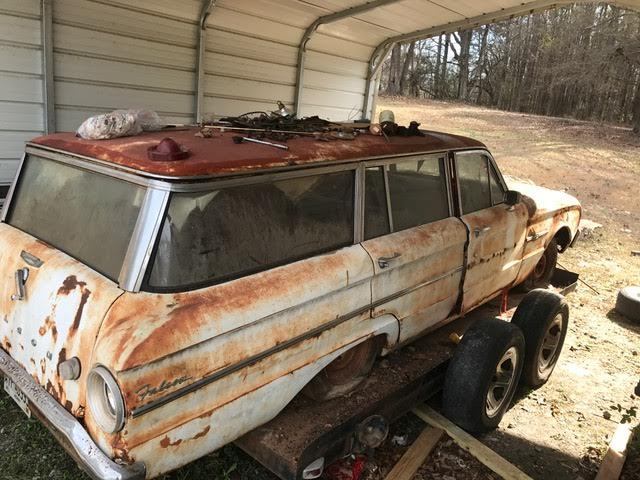 1963 ford falcon wagon appears all original