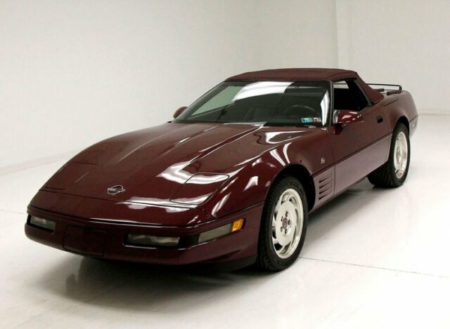 triple ruby red/5.7 liter v8/convertible/40th anniversary edition