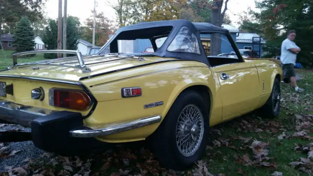 1978 triumph spitfire 1500, lowered reserve, great driver, very good condition