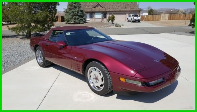 1993 chevrolet corvette 40th anniversary edition,350ci v8,4-speed automatic