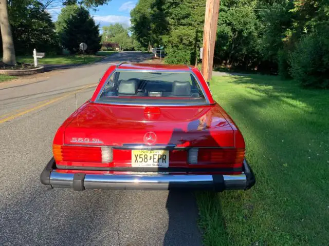 mercedes sl 560 convertible with hardtop, mint condition