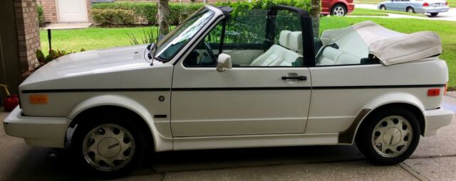 1992 vw cabriolet triple white wolfsburg edition 5 speed manual convertible