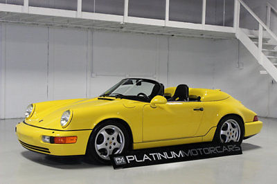 1 owner porsche speedster in paint to sample ferrari fly yellow. collector car