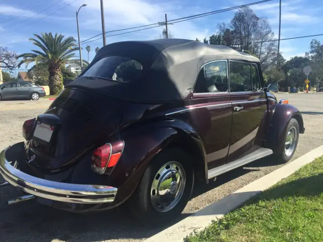 1970 vw beetle convertible restored