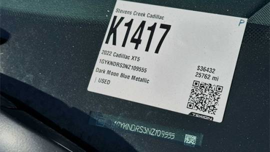 2022 Cadillac XT5