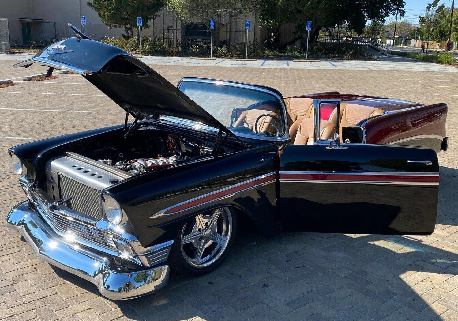 1956 chevrolet bel air/150/210 roadster custom ls 4l60 12bolt carson top