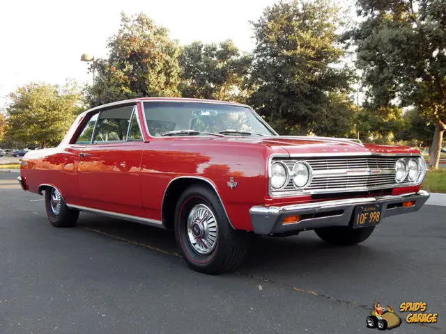 1965 chevrolet malibu ss coupe 327 turbo fire v8 250hp "documented 2 owner"