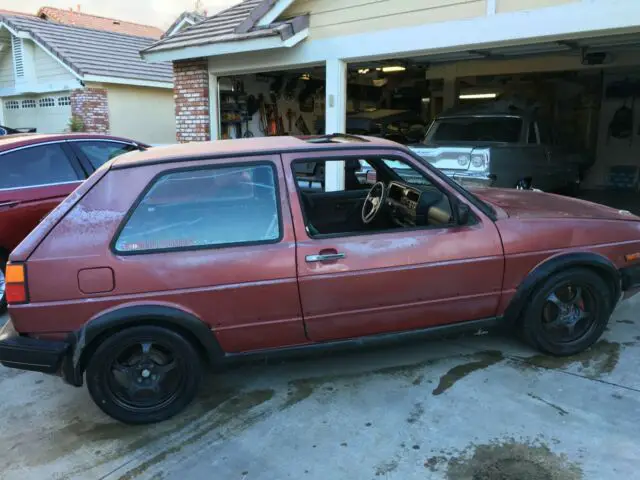 1987 1988 1989 1990 1991 vw golf gl gti project car race car track car patina