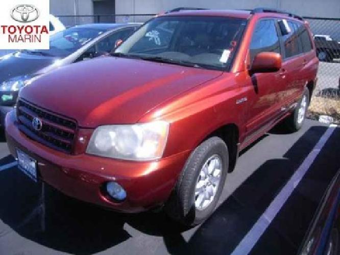 2002 toyota highlander limited in san rafael, ca