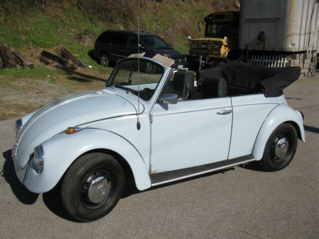 1969 volkswagen beetle convertible classic vw karmannn edition blue