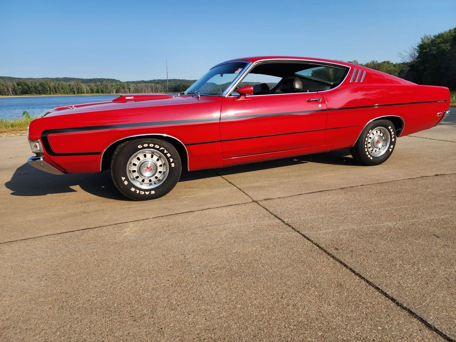 1969 ford torino gt fastback 351 v8 with ram air 61000 miles