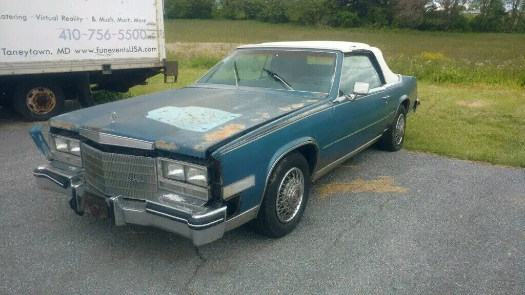 1984 cadillac eldorado 1985 convertible runs may deliver 1985 biarritz