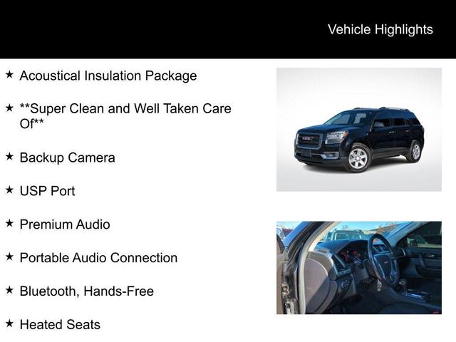 2016 gmc acadia sle-2