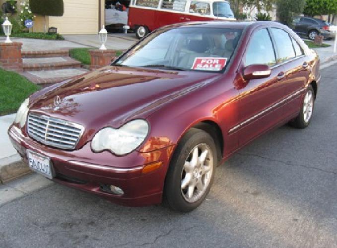 2002 mercedes benz c240 burgundy bordeaux in yorba linda, ca