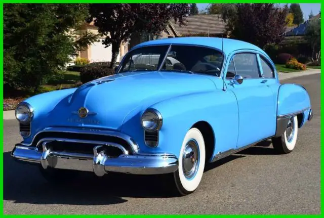 restored 1949 olds 98 fastback club sedan rocket 303 v8 50 51california clean