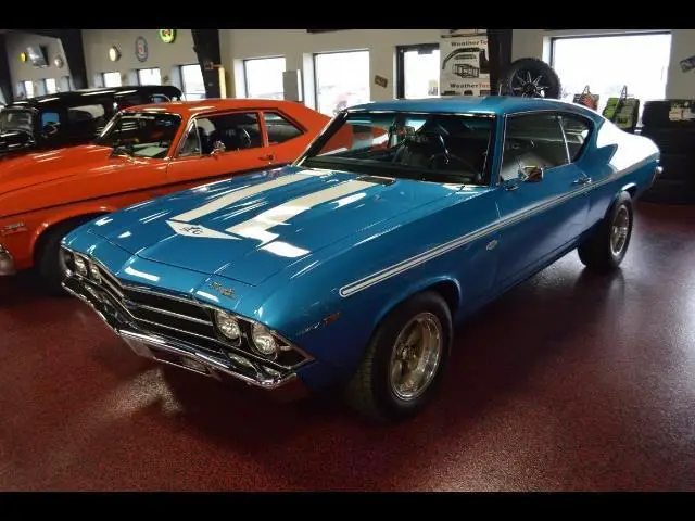 1969 chevrolet chevelle yenko tribute mint show blue 468 automatic fast mint