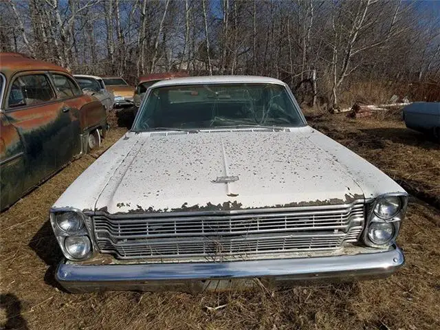 1966 ford galaxie 500 white 352 v8 automatic