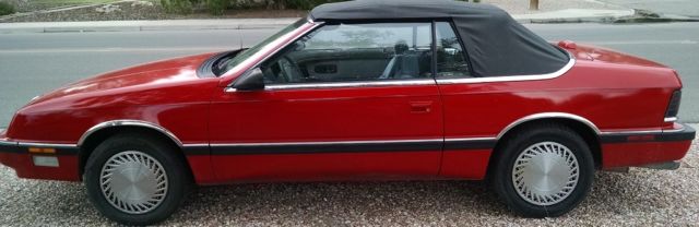 beautiful, near restored, 1990 crysler lebaron luxury convertible