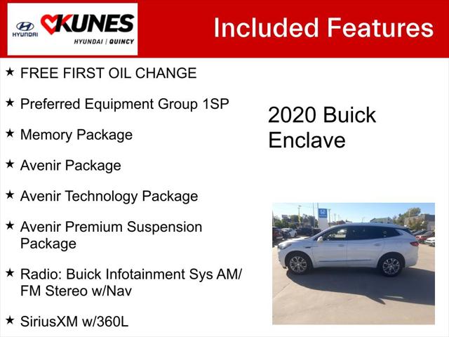 2020 buick enclave awd avenir