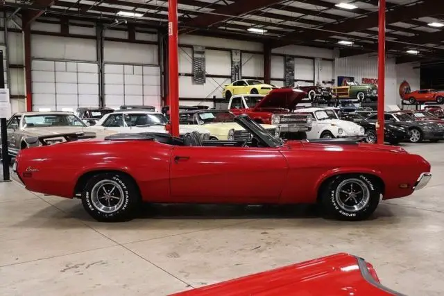1970 mercury cougar 51092 miles red convertible 351cid v8 automatic