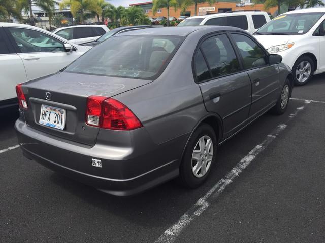 2005 honda civic value package value package 4dr sedan for sale in kailua kona, hawaii