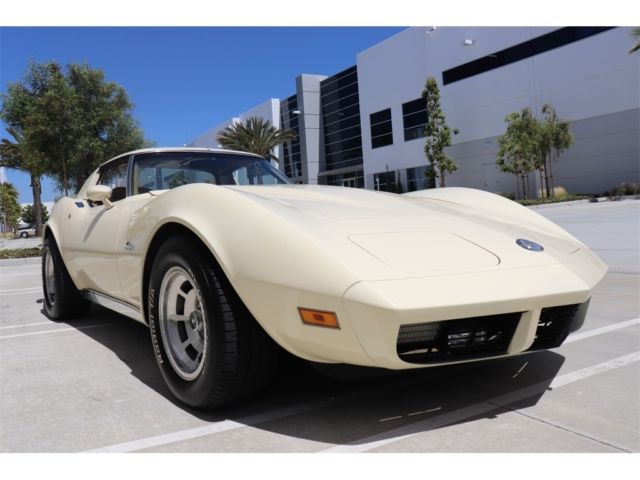 1973 chevrolet corvette 71466 miles tan 350 v8 4 speed manual
