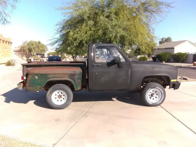 chevy stepside 4x4 pickup truck 1975 4wd square body k-10 short bed 4 speed