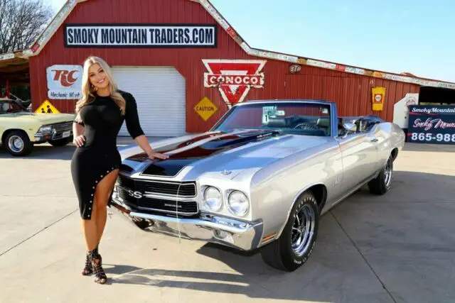 1970 chevrolet chevelle ss convertible matching numbers 396 factory ac l34