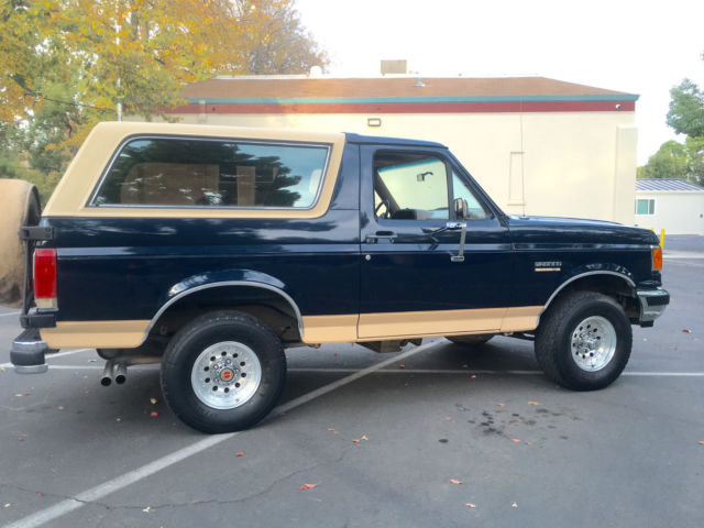 1990 ford bronco eddie bauer edition / one owner / original paint / ca car 119k