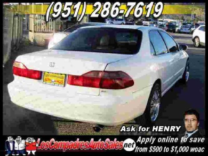 1998 honda accord sdn 4dr sdn ex ulev auto w/leather in riverside, ca