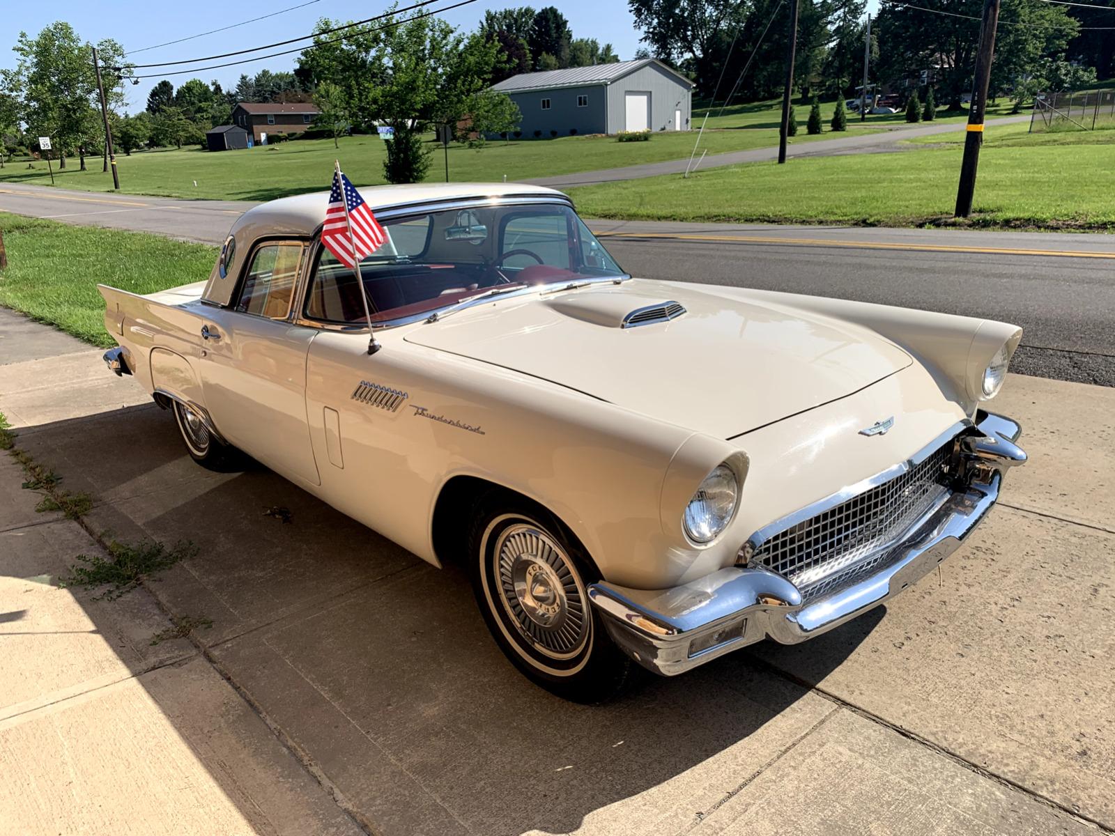 1957 ford thunderbird convertible title clean 8 cylinders