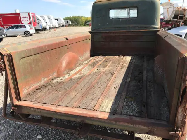 barn find: mostly complete 1942 ford 1 ton f-3 pickup truck solid rust free