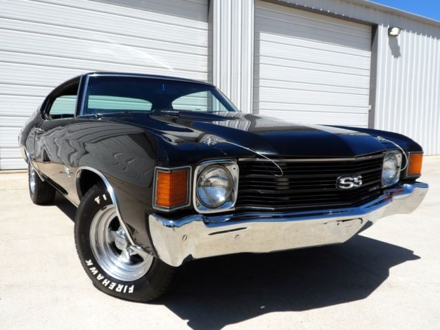 big block 454, 4 speed manual transmission f41 suspension, 12 bolt rear end