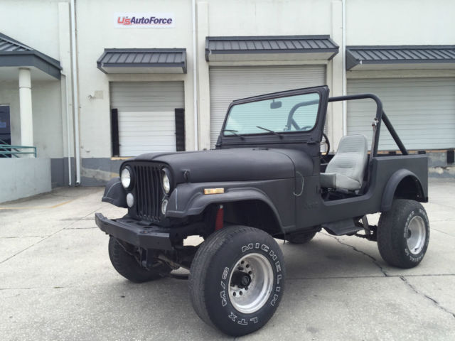1983 jeep cj7 damaged/wrecked/repairable 5-speed sport utility 4.2l rhino-lined