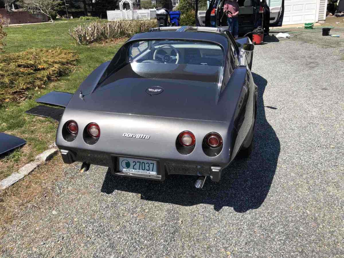 1977 chevrolet corvette c3 grey rwd automatic l82