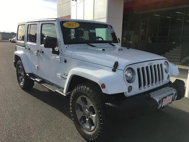 2017 jeep wrangler unlimited sahara 4x4 sahara 4dr suv for sale in hollister, idaho