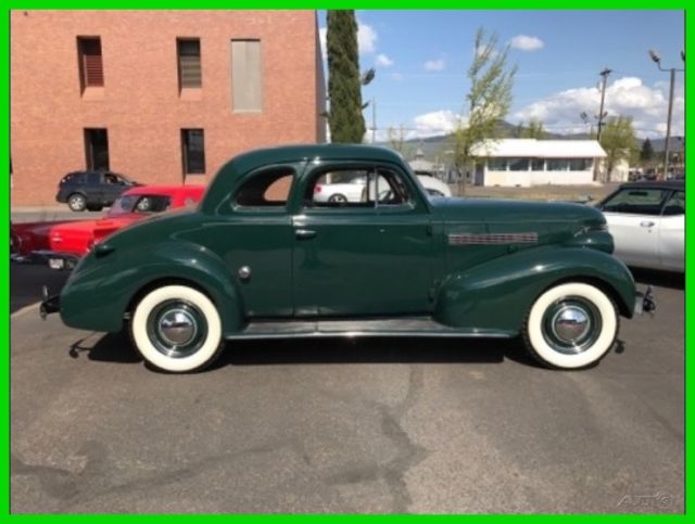 1939 chevrolet coupe, 216 straight 6, 3-speed manual trans, numbers matching