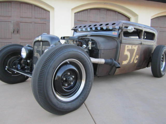 chopped model a sedan hot rod freeway flyer !!! no reserve !!!