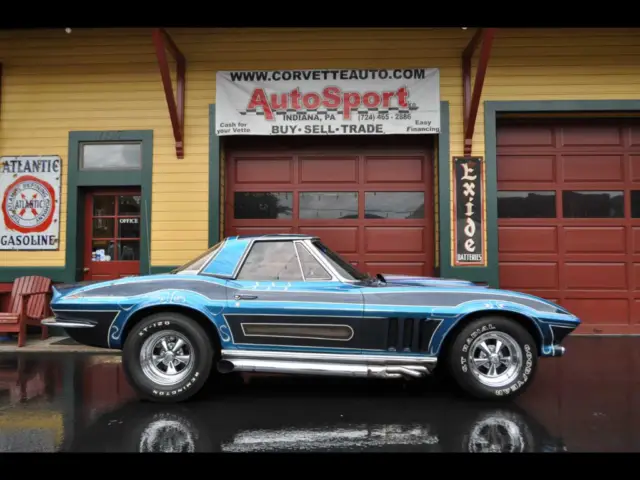 1965 chevrolet corvette 1 of 1 ealry 70's custom corvette convertible 820 miles