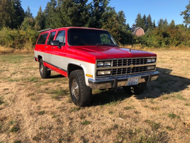 1991 chevy suburban 2500 4wd 135k original miles no reserve 350