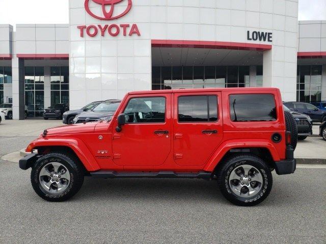 used 2017 jeep wrangler unlimited sahara warner robins, ga 31088 for sale in warner robins, georgia