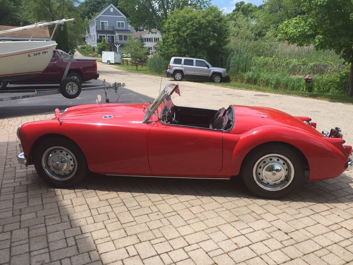 1960 mg mga restored, 1600 cc, manual transmission, good driver