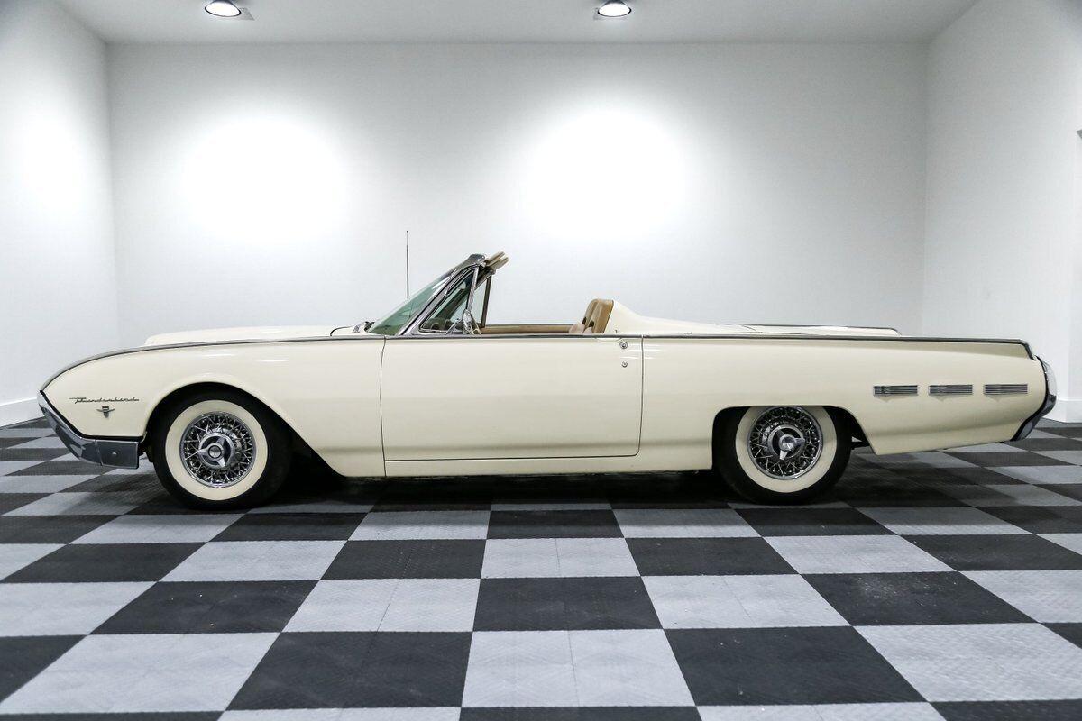 1962 ford thunderbird sports roadster white convertible 390 big block