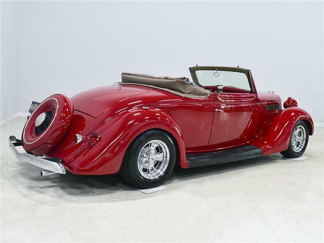 1935 ford deluxe 2313 miles burgundy convertible 350 cubic inch v8 automatic