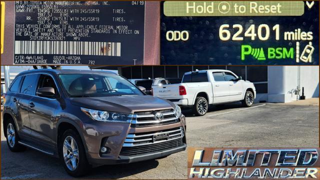 2019 toyota highlander limited