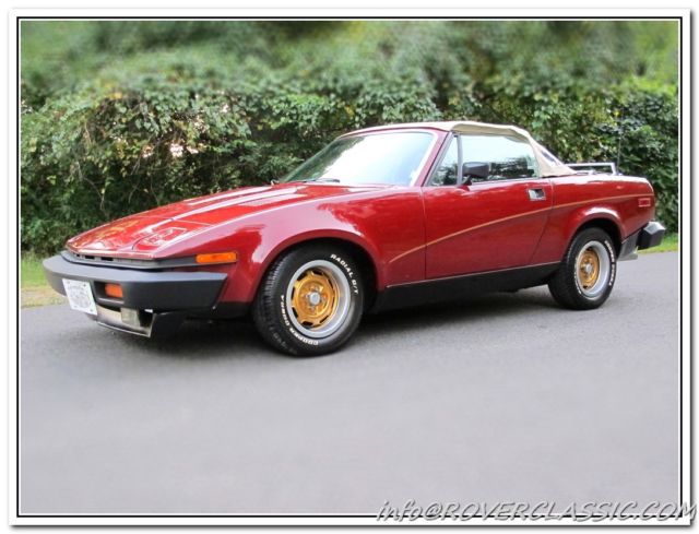 1980 triumph tr7 ... 80,969 original miles ... 5 speed ... convertible