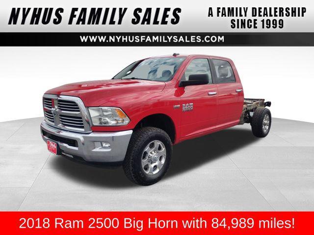 2018 ram 2500 big horn crew cab 4x4 8' box