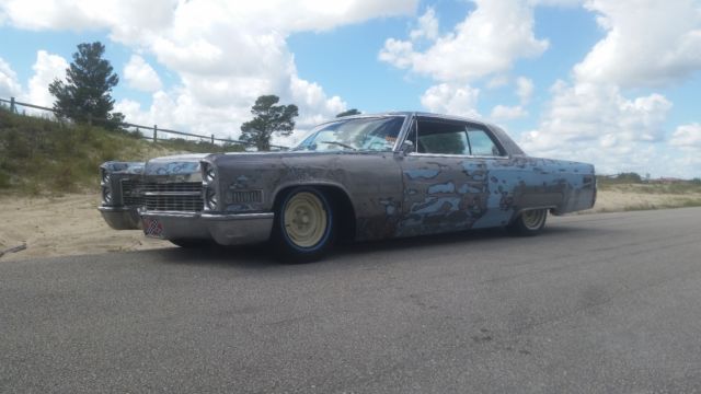 1966 cadillac coupe deville rat rod