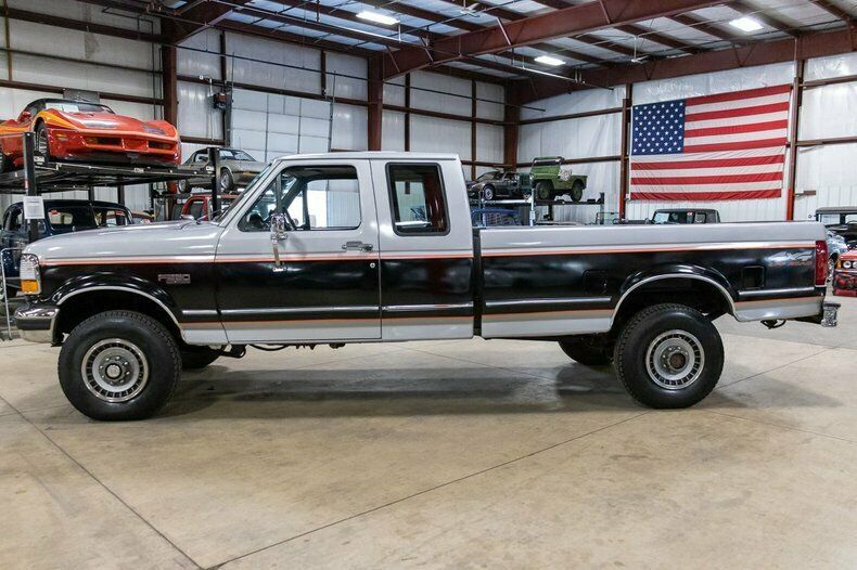 1993 ford f250 xlt 31706 miles black pickup truck 7.5l v8 automatic